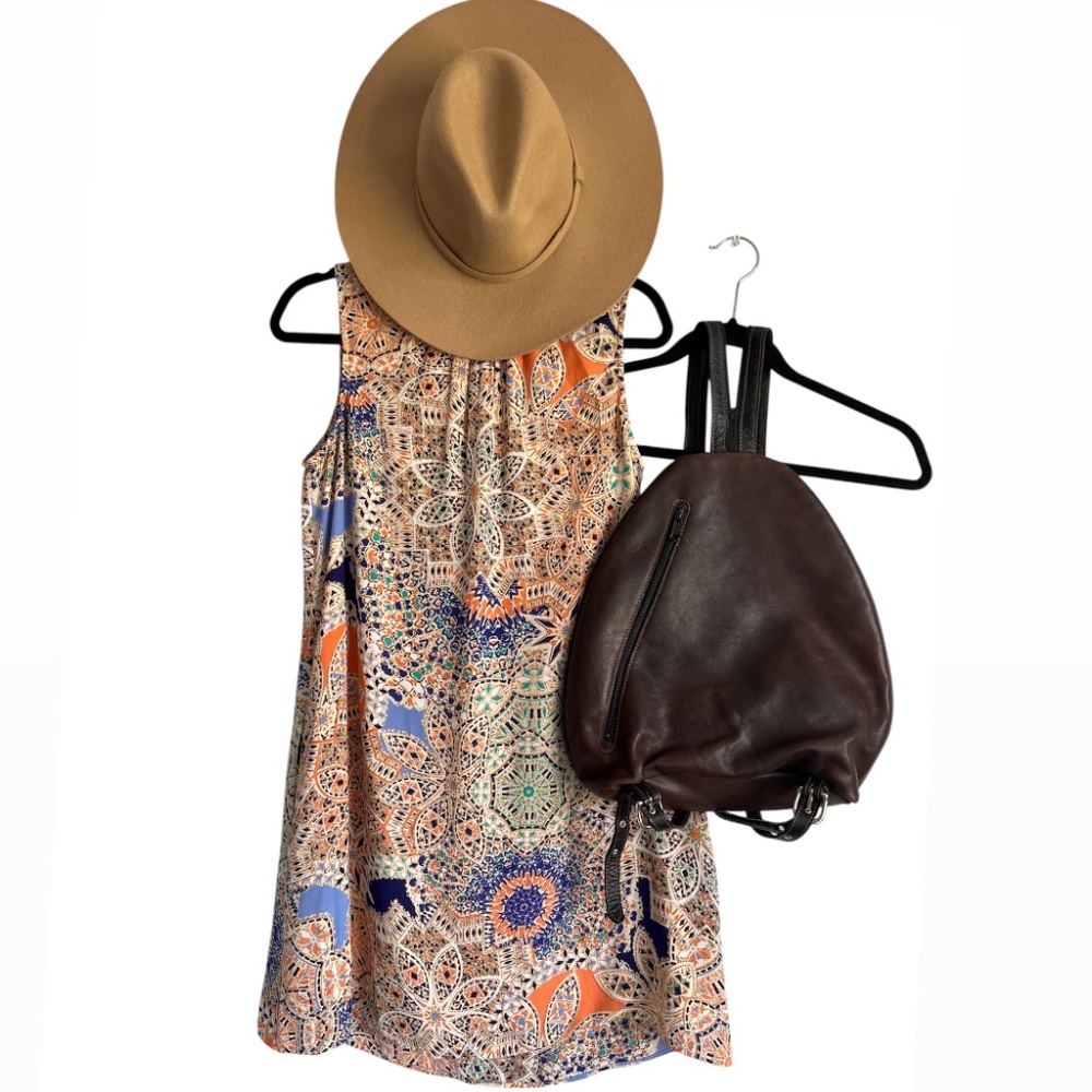A-line Hippy Chic Dress with Hidden Pockets